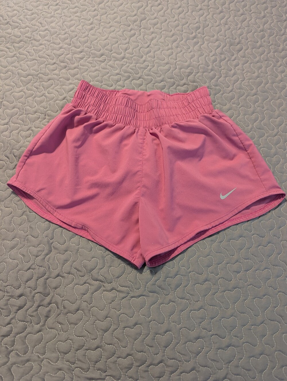 NIKE Dri Fit Running Shorts Pink with Liner Size XS